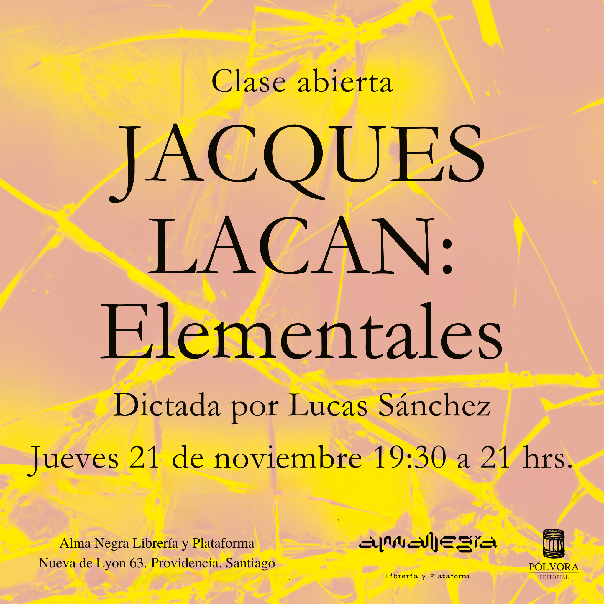 Clase abierta // Jacques Lacan: elementales // x Lucas Sánchez