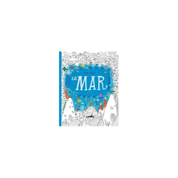 El mar. Coloreable