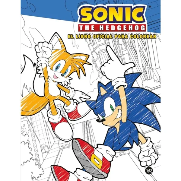 Sonic The Hedgehog. El Libro Oficial Para Colorear