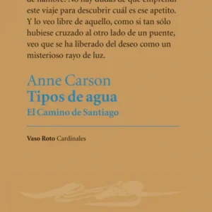 Tipos de agua. El Camino de Santiago