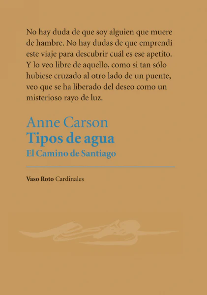 Tipos de agua. El Camino de Santiago